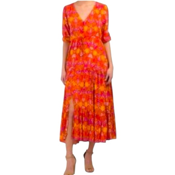 Abel The Label Floral Prairie Maxi Dress Size Small - Picture 1 of 13